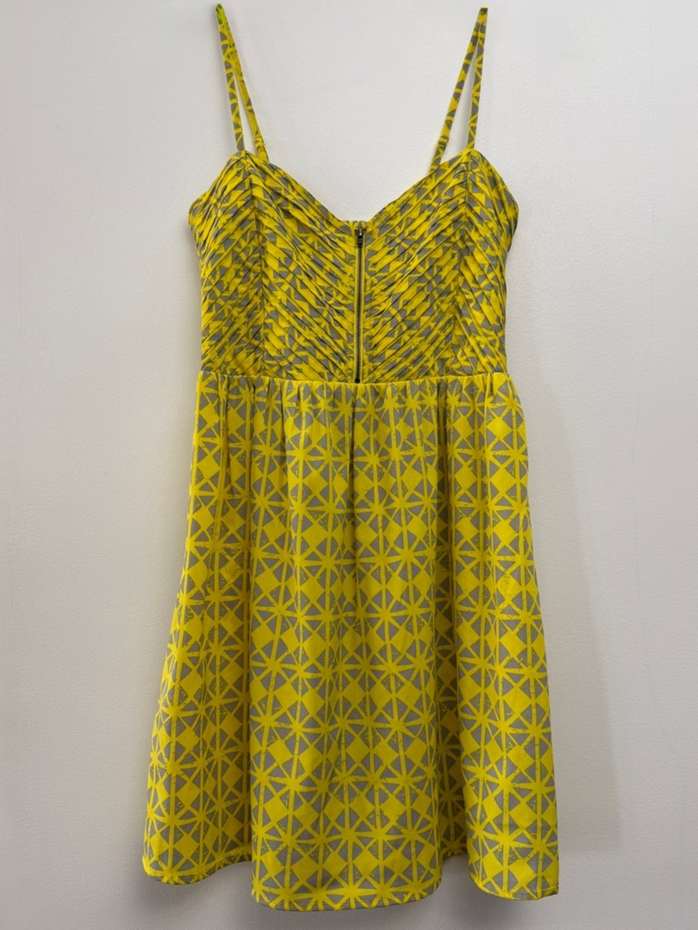 Roxy Yellow Geometric Mini Dress - Picture 5 of 15